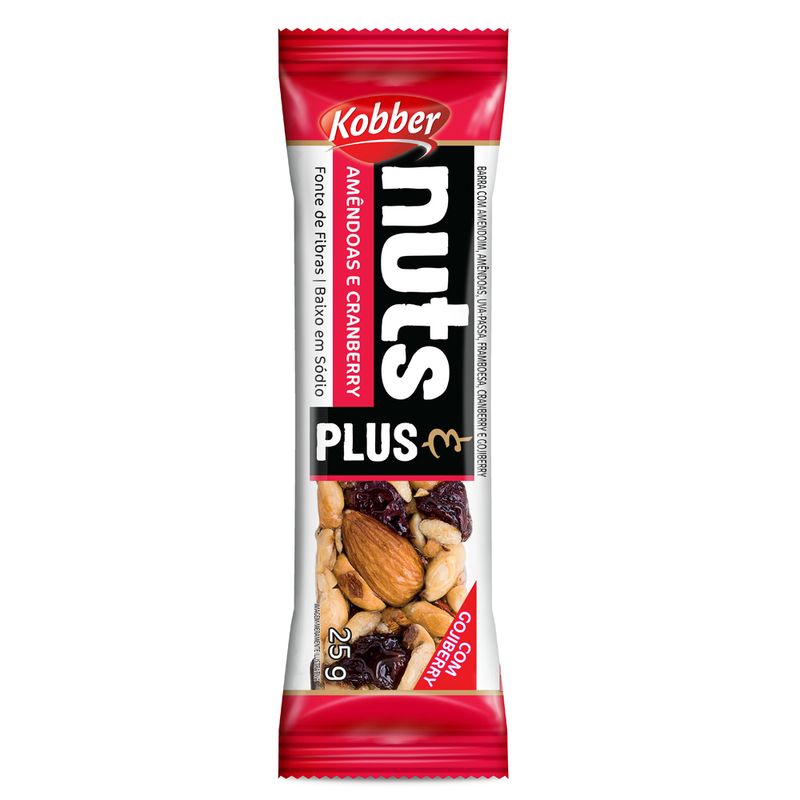Barra de Cereal Nuts Kobber Amêndoas 50g (7891772154175)