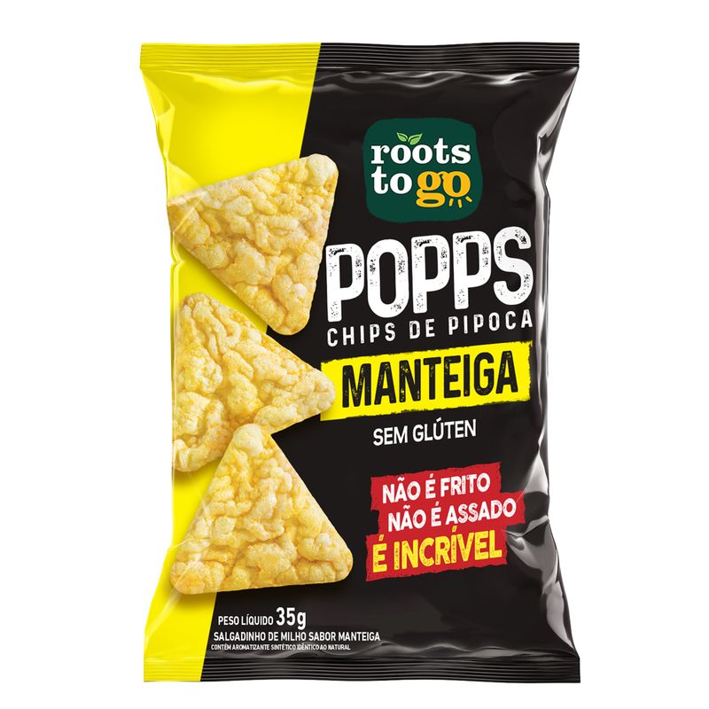 Salgadinho Roots Togo Popps Manteiga 35g (7898557010268)