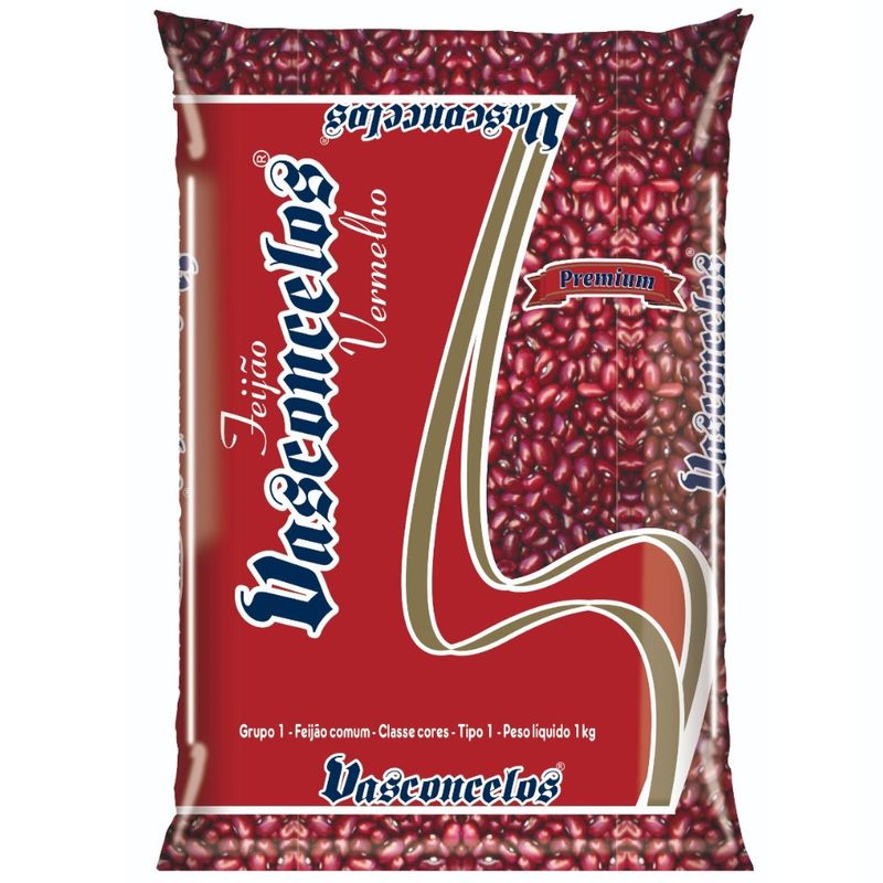 Feijão Vermelho Vasconcelos 1kg (7898949924036)