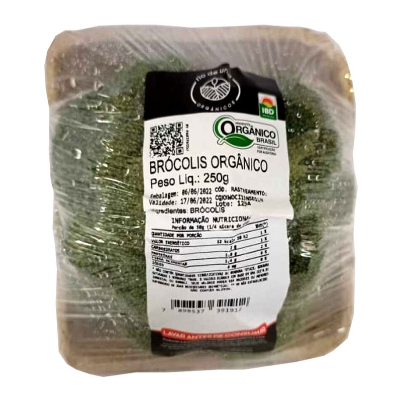 Brócolis Orgânico RDU 250g (7898537391912)