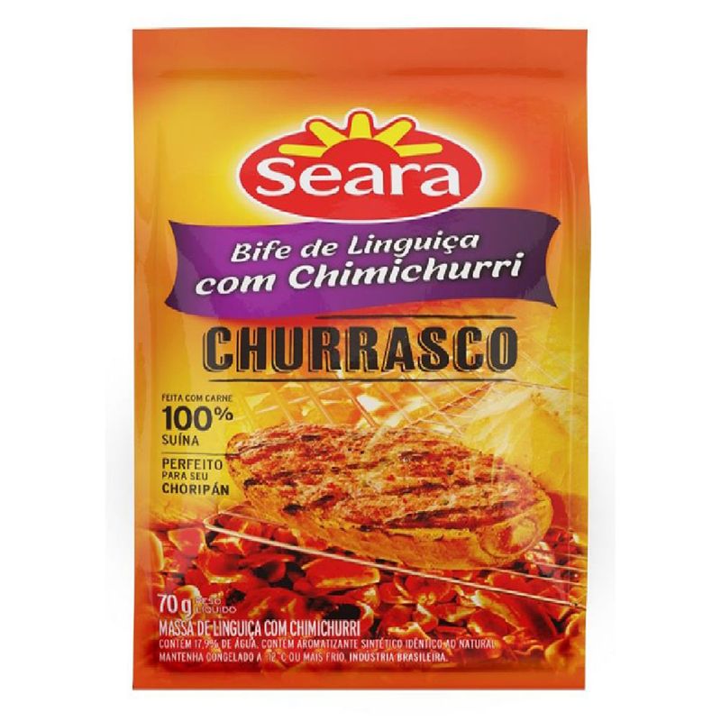 Bife de linguiça Seara 70g (7894904281961)