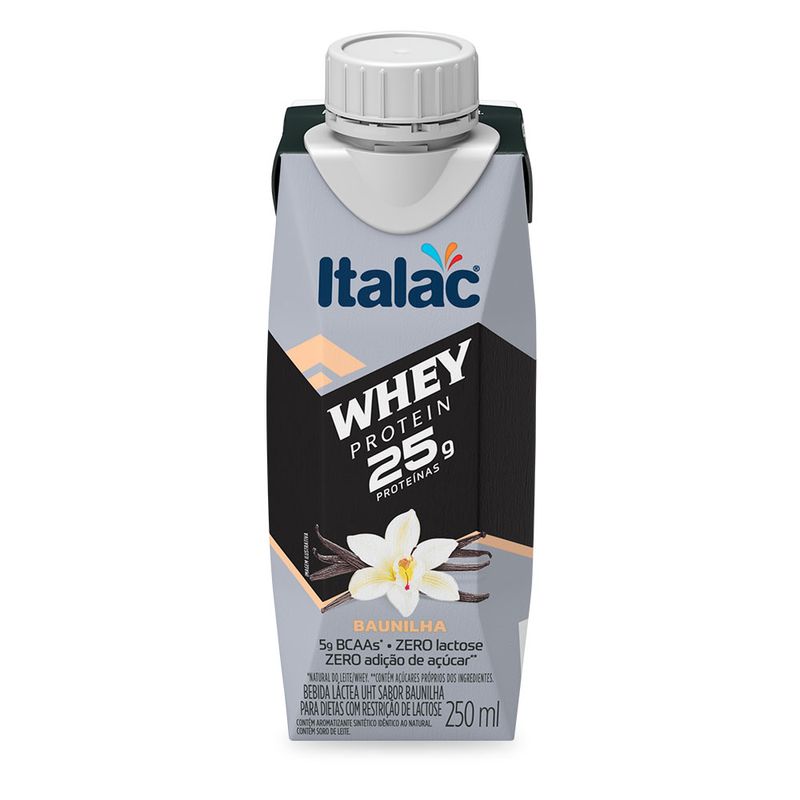 Bebida láctea Whey Protein Italac (7898080642400)