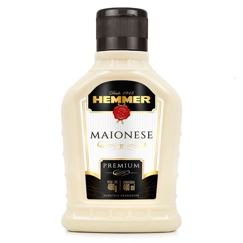 Maionese Hemmer Premium Tradicional 480g (7891031412220)