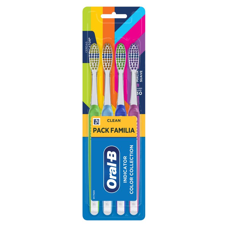 Escova Dental Oral B Indicator Color Collection (7500435155540)