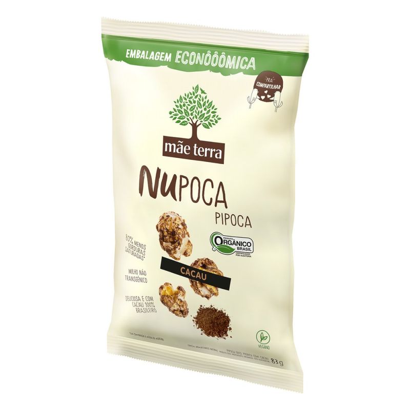 Pipoca Doce Mãe Terra 83g Orgânica Cacau (7891150072619)