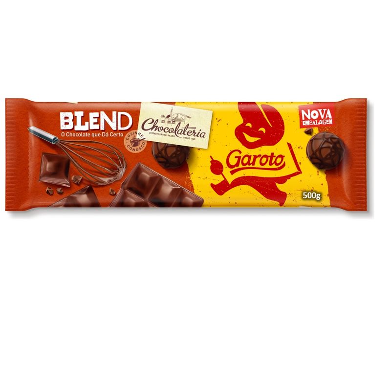 Chocolate Para Cobertura Garoto Blend 500g (7891008116991)