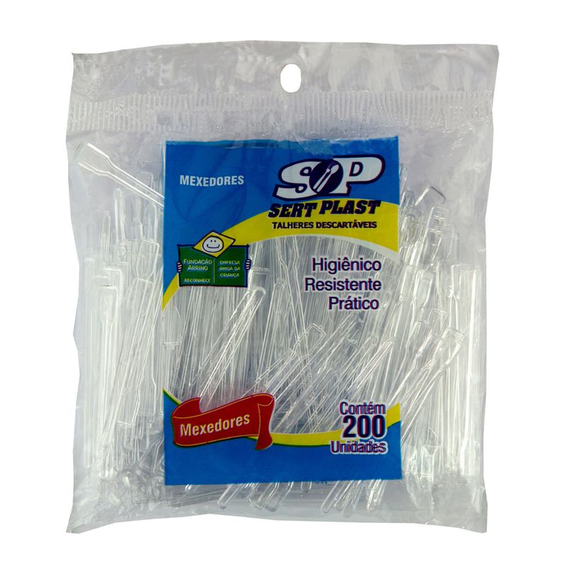 Mexedor Cafe Descartável Sertplast C200 (7898032375127)