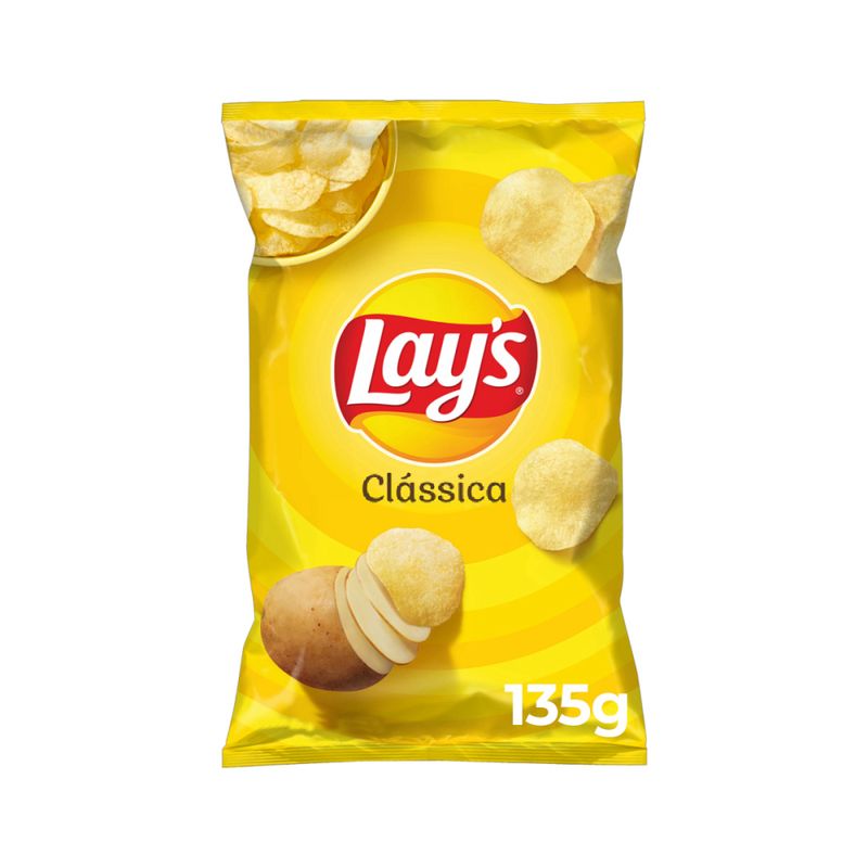 Batata Frita Lisa Clássica Lays Pacote 135G (7892840818050)
