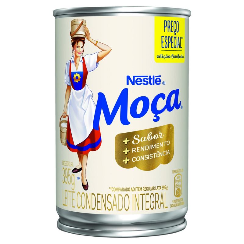 Leite Condensado Moça 395g Lata Preço Especial Edição Limit (7891000366059)