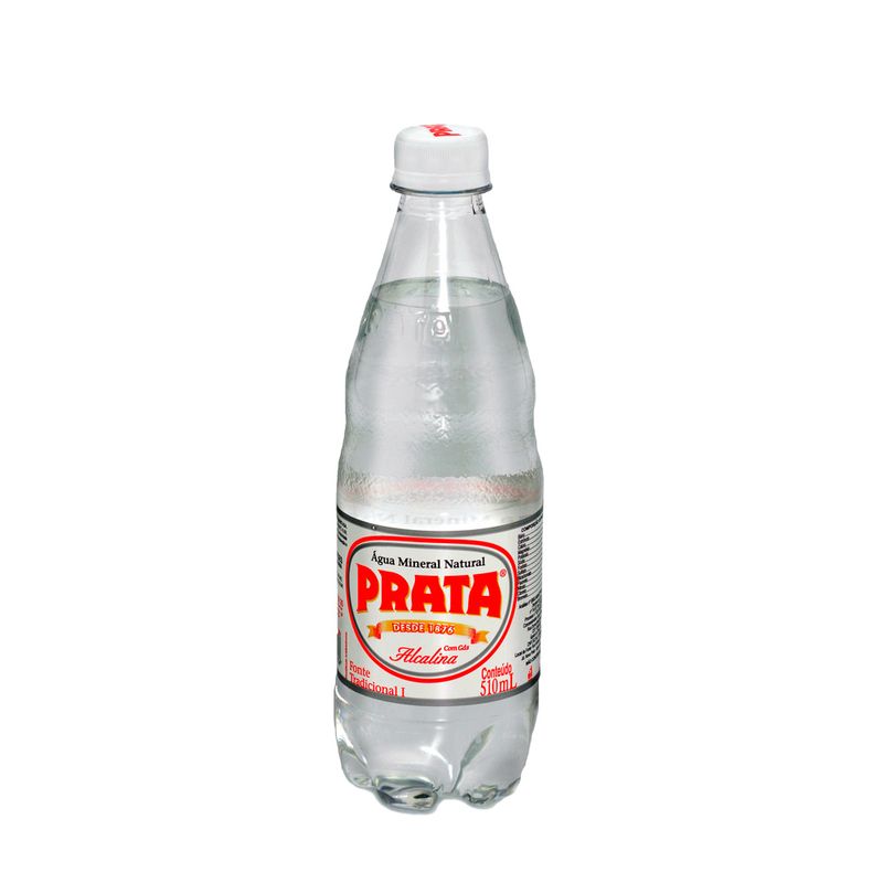 Água Mineral Prata 510ml Com Gás (7897123884036)