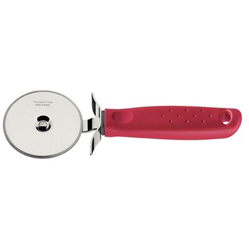 Cortador Pizza Inox Tramontina Utilita Vermelha (7891112171893)