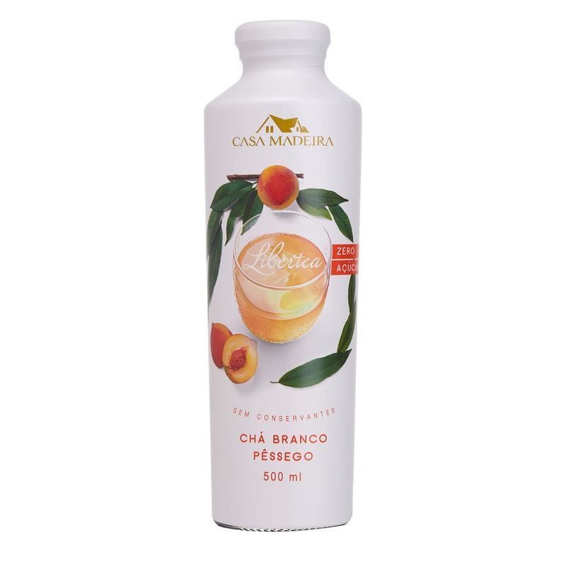 Chá Libertea Casa Madeira Branco com Pêssego 500ml (7898070111855)