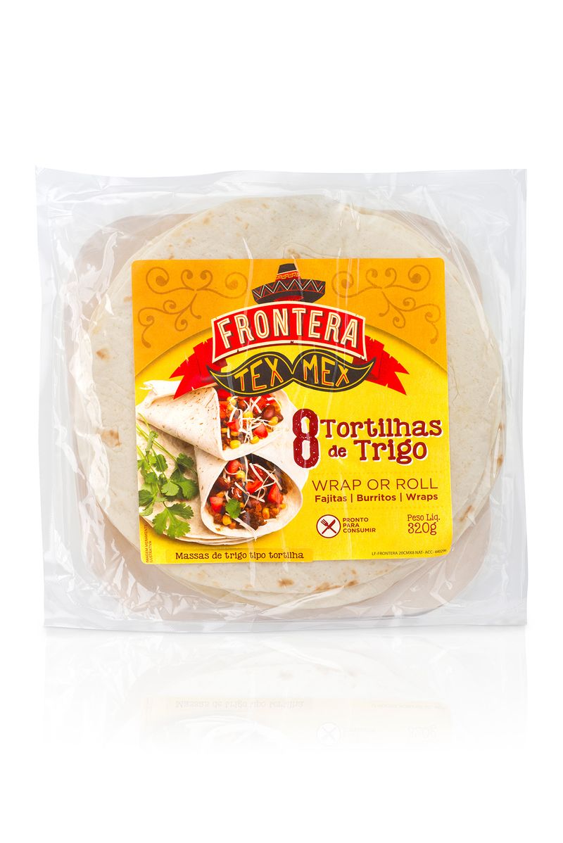 Massa de tortilha Fronteira 320g (7898957617555)
