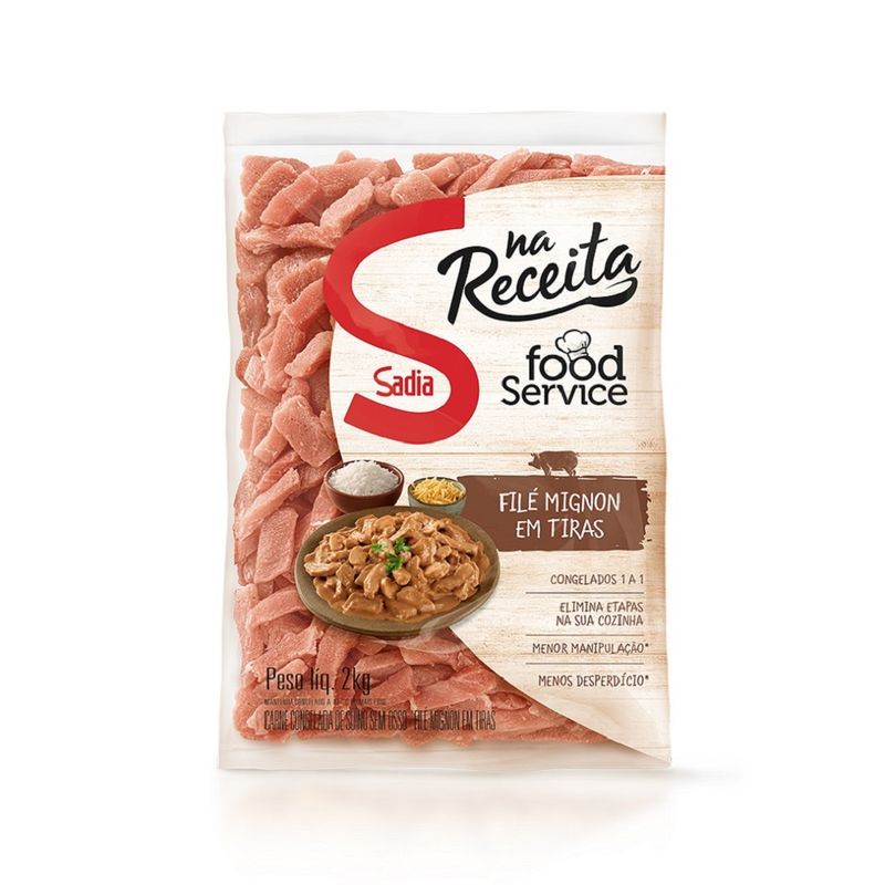 Filé Mignon Suíno Em Tiras Sadia 2Kg (7891515558598)