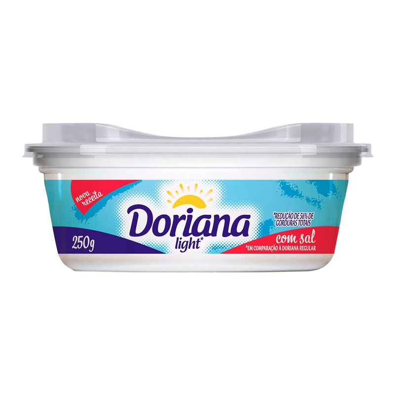 Margarina light com sal Doriana 250g (7894904267460)