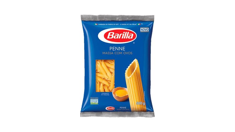 Barilla Macarrão Grano Duro Mini Penne 500G