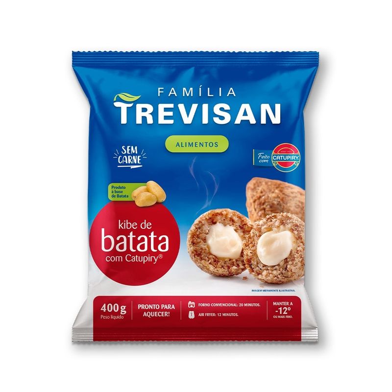 Kibe Batata Com Catupiry Trevisan Congelado 400g (7898961303093)