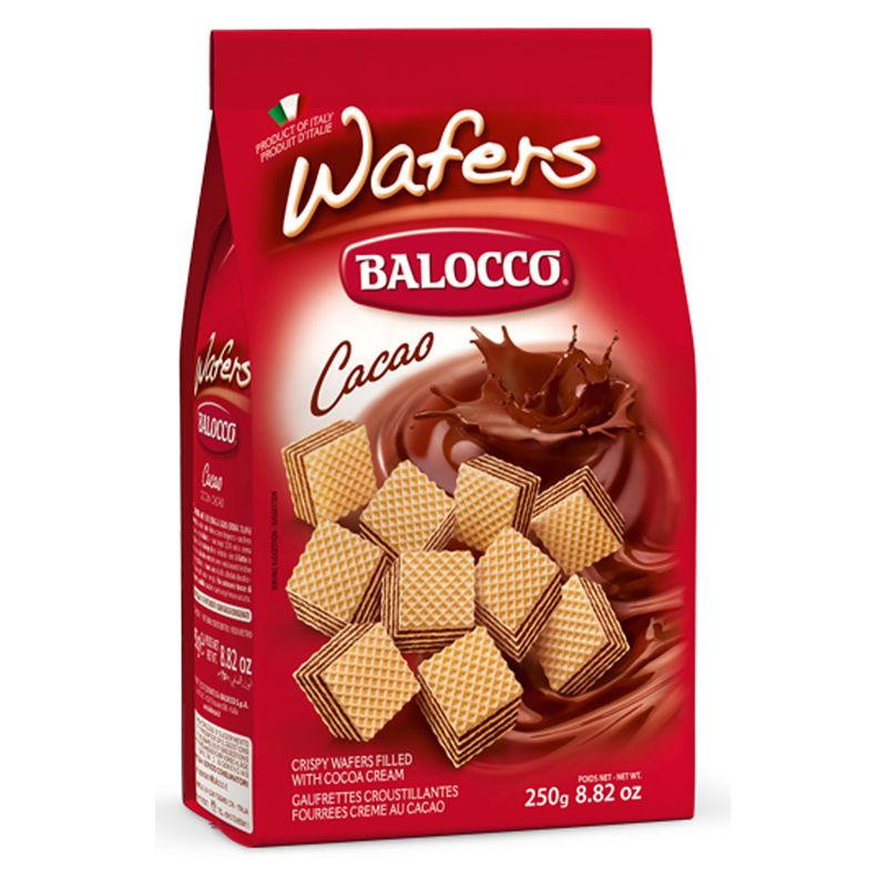 Biscoito Wafer Balocco Cacau 250g (8001100059242)