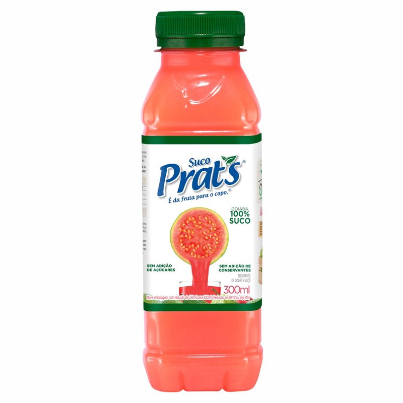 Suco Refrigerado Prats Goiaba 300ml (7898953148749)