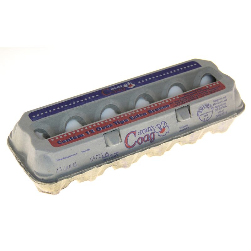Ovo Branco Grande Coag Com 12 (7898015741086)