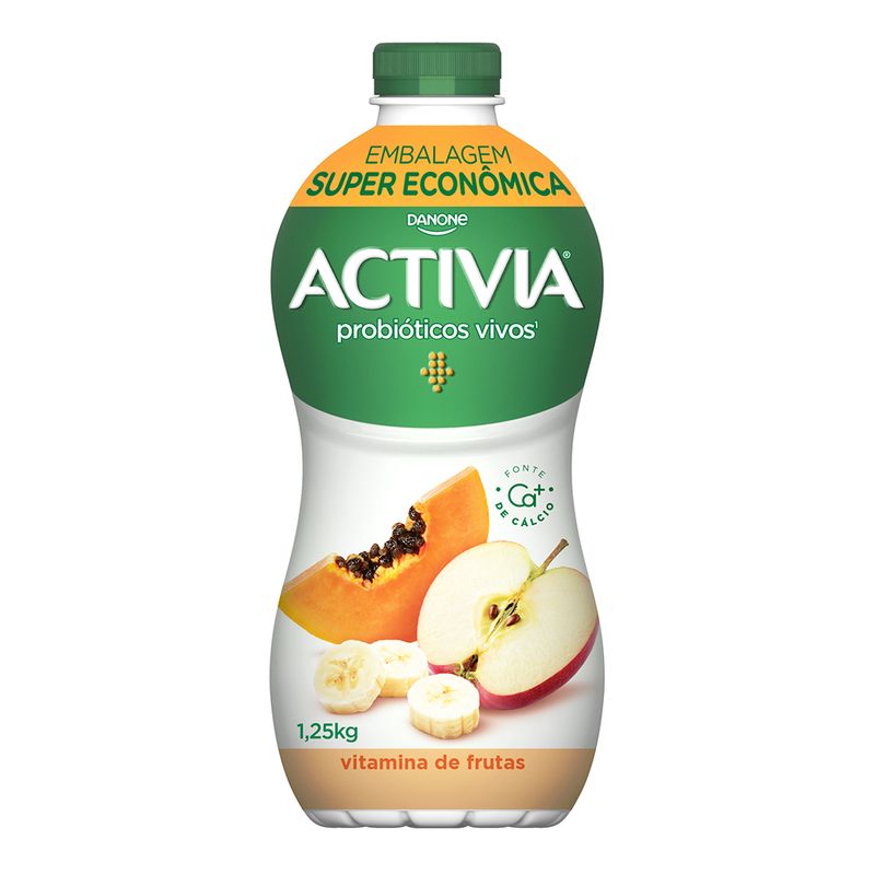 LEITE FERMENTADO LÍQUIDO ACTIVIA VIT FRUTAS 1,25KG (7891025122104)