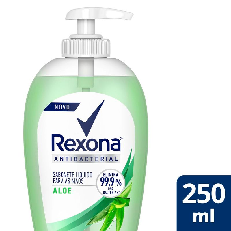 Sabonete Liquido Antibac Maos Rexona 250ml Aloe (7891150061767)