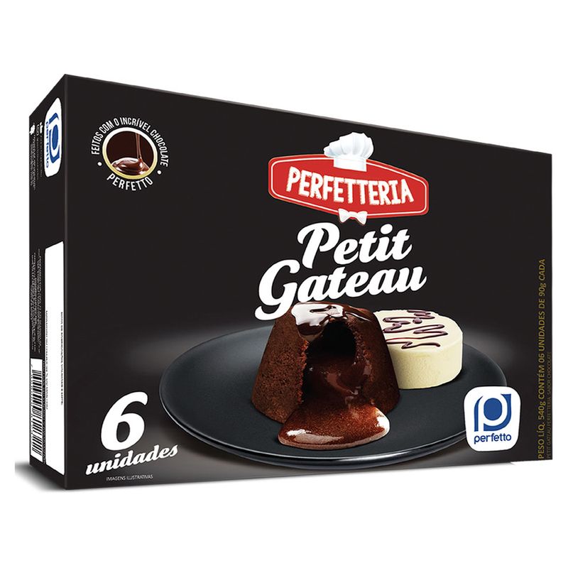 Petit Gateau Chocolate Perfetto 540g (7898080812322)