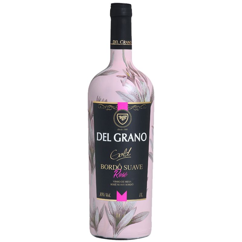 Vinho Brasileiro Del Grano Bordô Suave Rosé 1L (7897015211582)