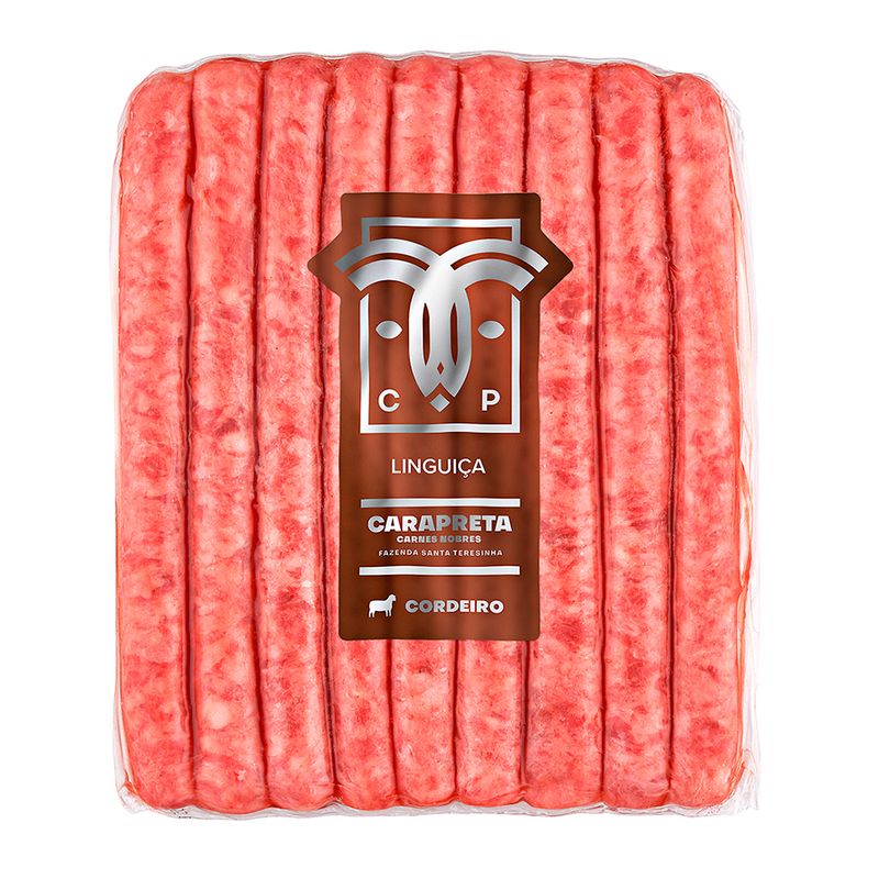 Linguiça Cordeiro Carapreta Apimentada 500g (7898678701120)
