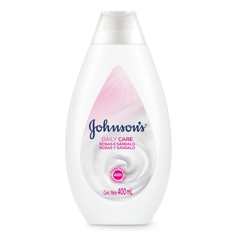 Locao Hidratante Johnsons 400ml Rosas Sandalo (7891010248789)