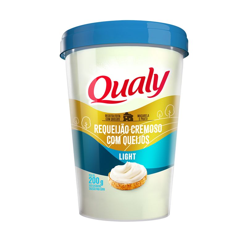 Requeijão light Qualy 200g (7891515557461)