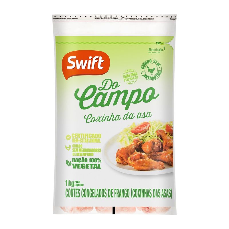 Coxinha Asa Frango Do Campo Swift 1kg (7894904214037)