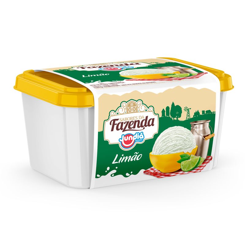Sorvete Jundia1,5L Fazenda Limão (7898036493155)
