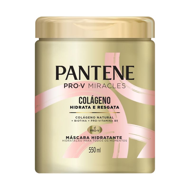 Máscara Hidratante Pantene Colágeno Hidrata E Resgata 550ml (7500435197014)