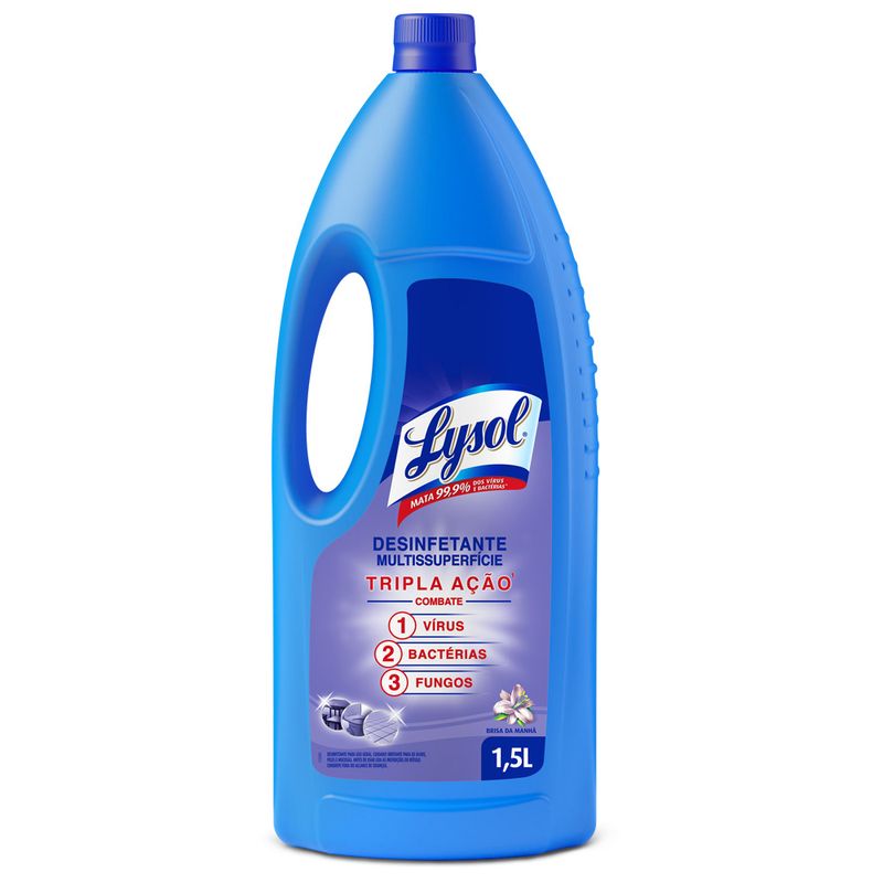 Desinfetante Líquido Lysol Brisa da Manhã 1,5L (7891035001338)