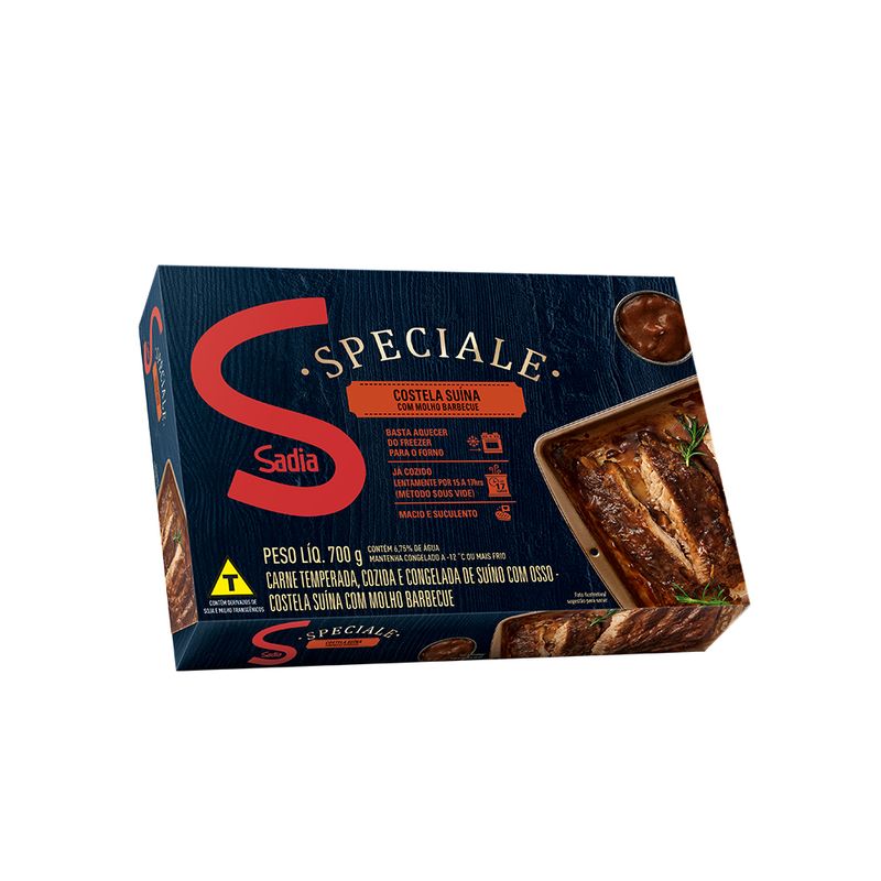 Costela Suína Barbecue Sadia Speciale 700g (7891515567125)