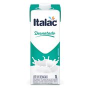 Leite Longa Vida Italac Desnatado com Tampa 1l