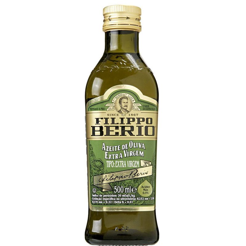Azeite italiano Filippo Berio extra virgem 500ml (8002210129238)
