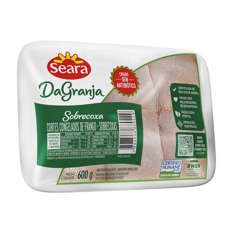 Sobrecoxa bandeja DaGranja 600g (7894904220229)