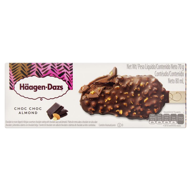 Picolé Haagen Dazs 80ml Chocolate (3415587404450)