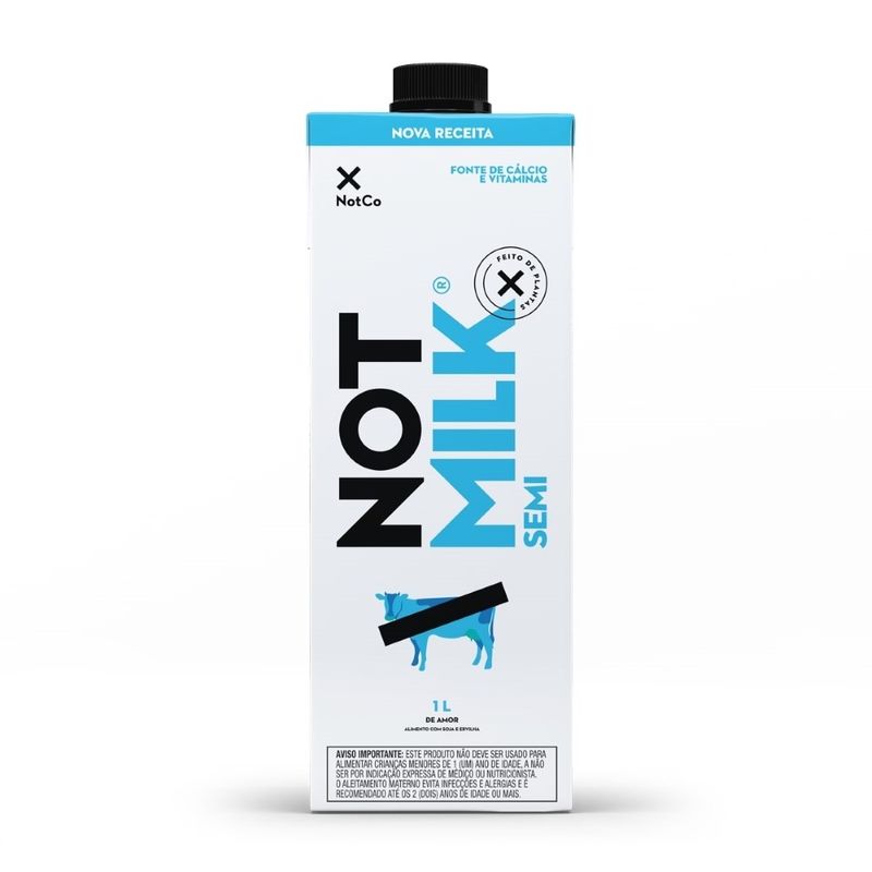 Not Milk Semidesnatado 1L (7898686950299)