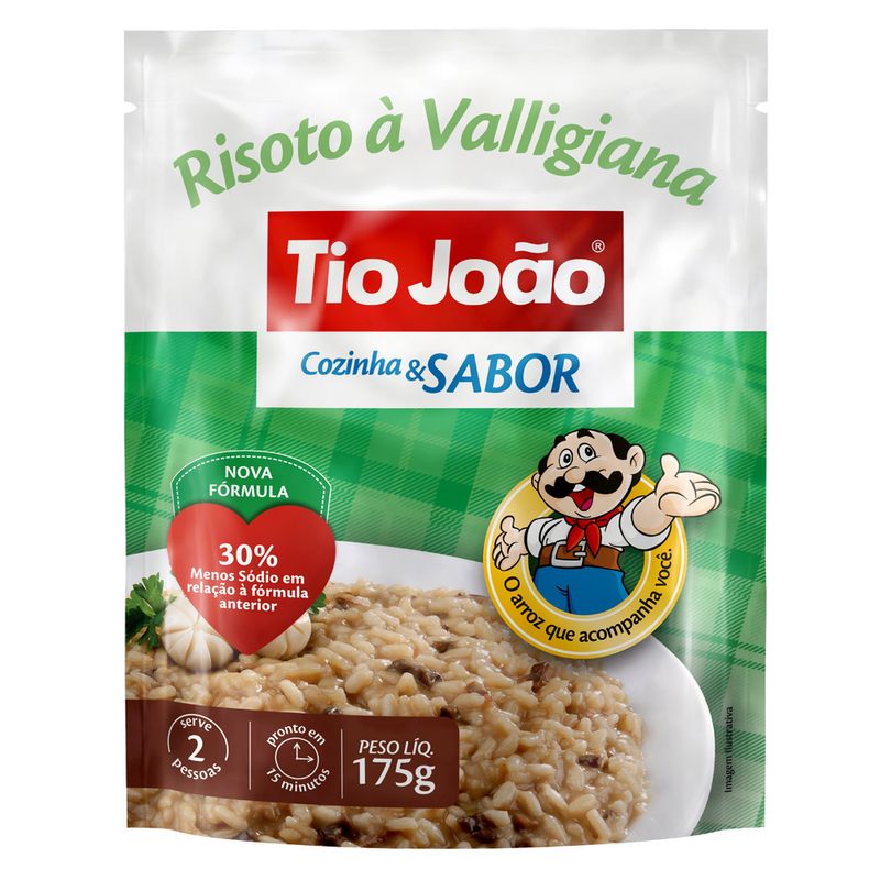 Arroz Tio João Cozsab 175g Vallegiana (7893500012696)