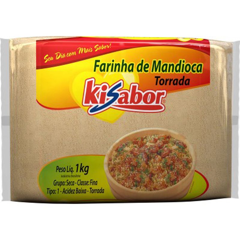 Farinha de mandioca torrada Kisabor 500g (7898416521119)