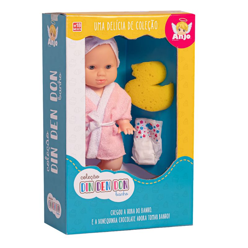 Boneca Coleção Din Den Don Banho (7898064926779)
