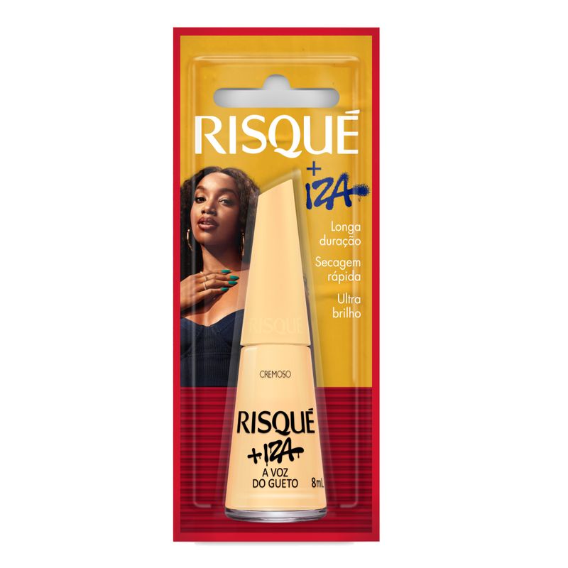 Esmalte Risqué Cremoso 8ml + Iza A Voz Do Gueto (7891350039191)