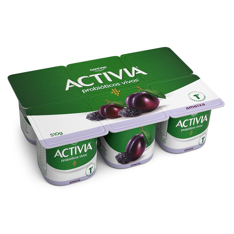 Leite Fermentado Polpa Activia Ameixa 510g (7891025123194)