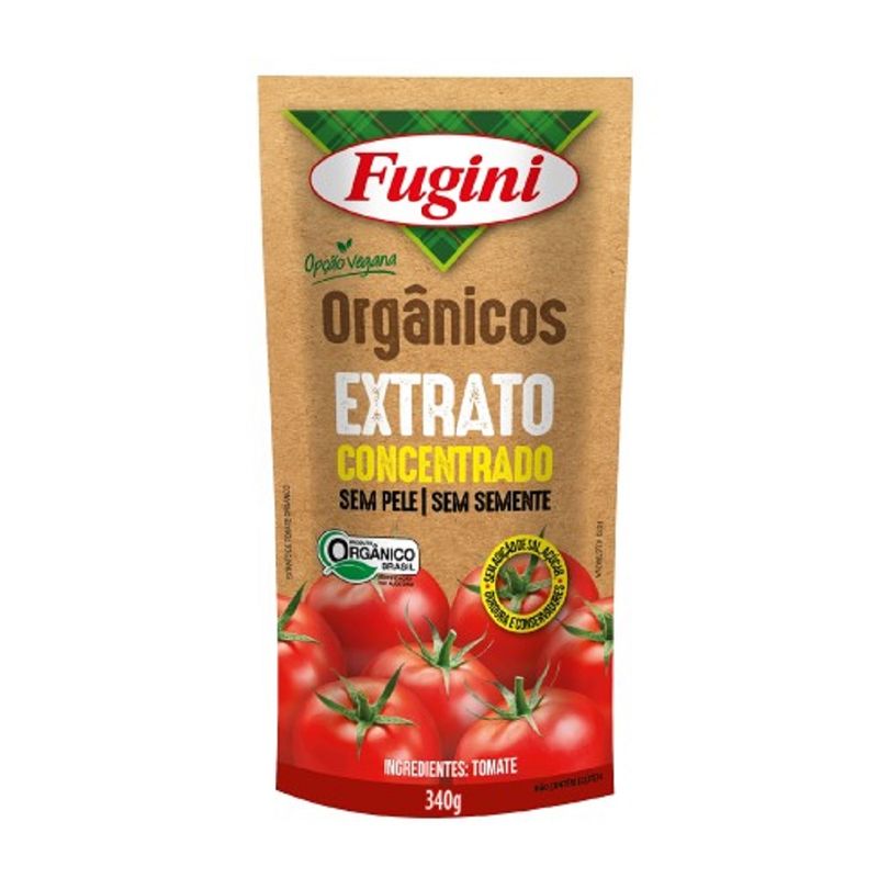 Extrato Tomate Organico Fugini Sache 340G (7897517206659)