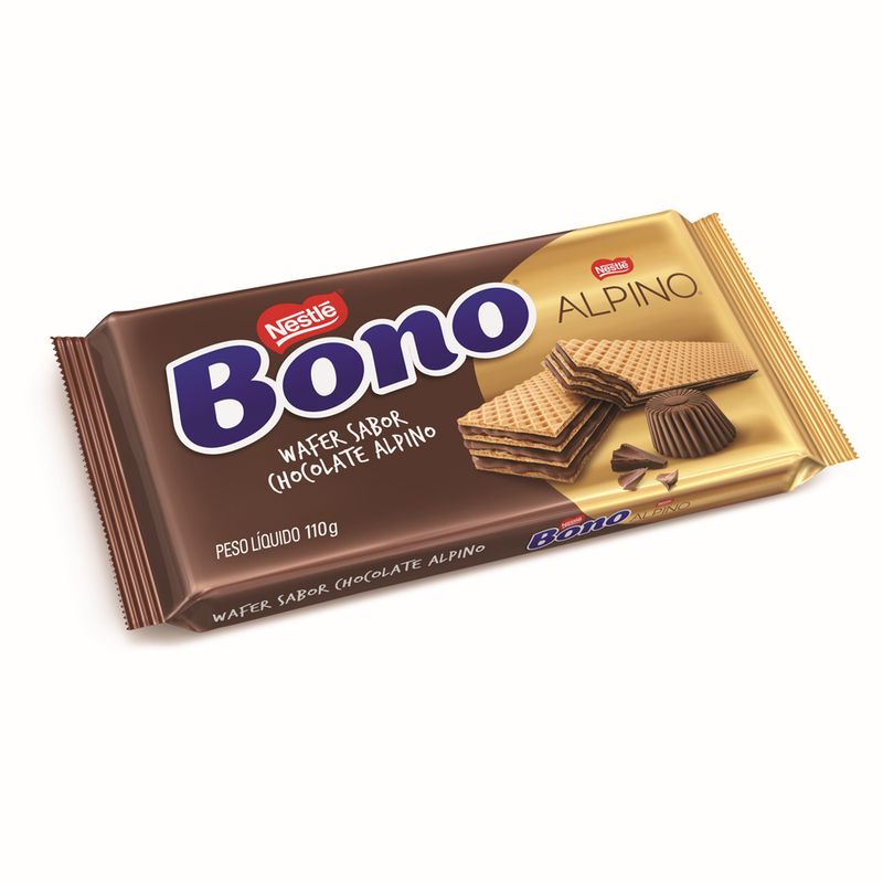 Biscoito Wafer Nestlé 110g Bono Alpino (7891000285558)