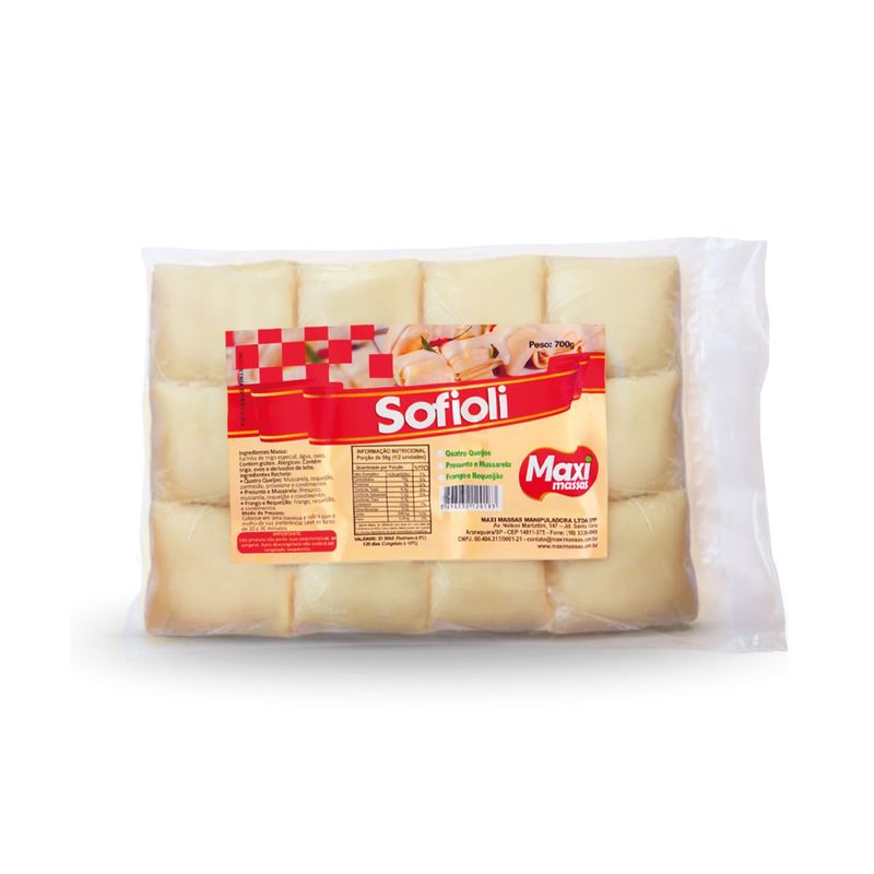 Massa Safioli Maxi Massas Presunto-Queijo 700g (7898232120183)