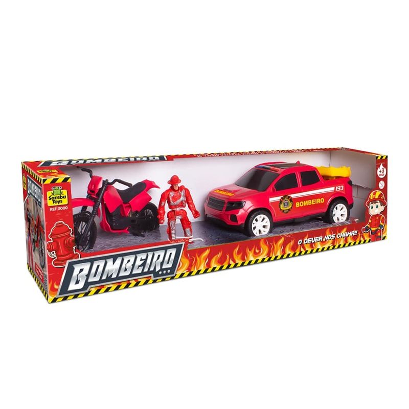 Brinquedo Kit Resgate Bombeiro Samba Toys (7898631556750)